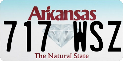 AR license plate 717WSZ