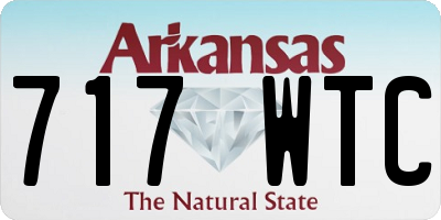 AR license plate 717WTC