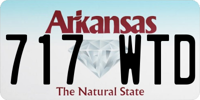 AR license plate 717WTD