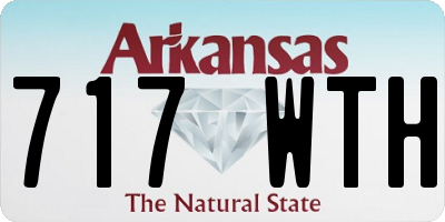 AR license plate 717WTH