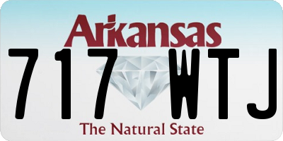 AR license plate 717WTJ