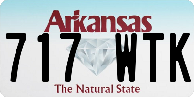 AR license plate 717WTK