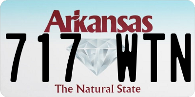 AR license plate 717WTN