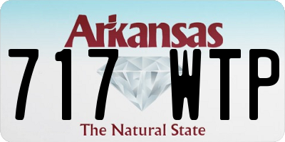 AR license plate 717WTP