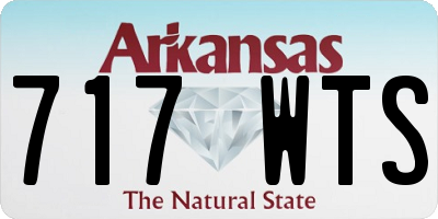 AR license plate 717WTS