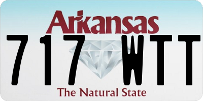 AR license plate 717WTT
