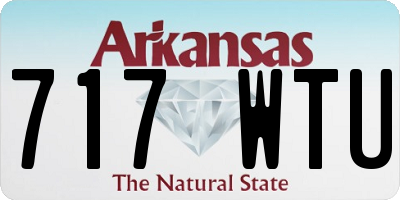 AR license plate 717WTU