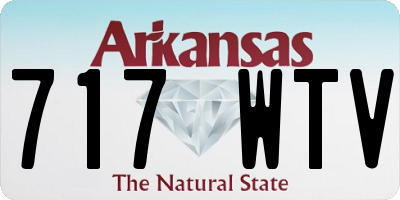 AR license plate 717WTV