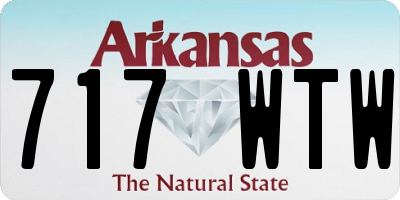 AR license plate 717WTW