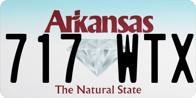 AR license plate 717WTX