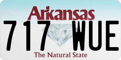 AR license plate 717WUE