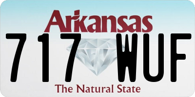 AR license plate 717WUF