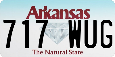 AR license plate 717WUG