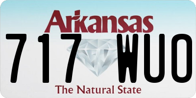 AR license plate 717WUO