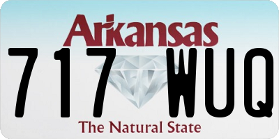 AR license plate 717WUQ