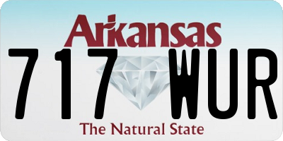 AR license plate 717WUR