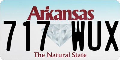 AR license plate 717WUX