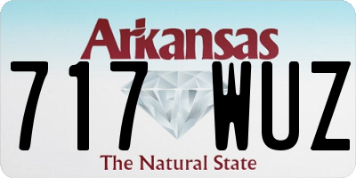 AR license plate 717WUZ