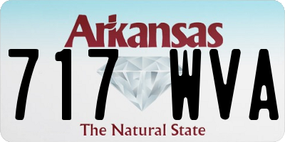 AR license plate 717WVA