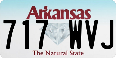 AR license plate 717WVJ