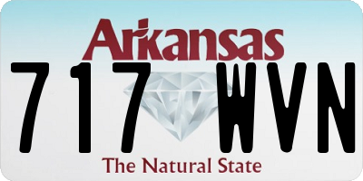 AR license plate 717WVN