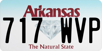 AR license plate 717WVP