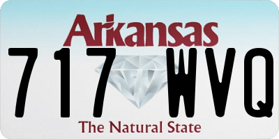 AR license plate 717WVQ