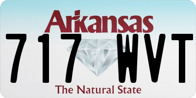 AR license plate 717WVT