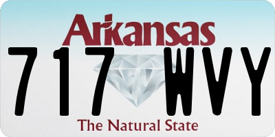 AR license plate 717WVY