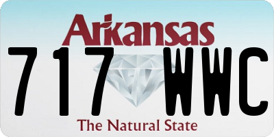 AR license plate 717WWC