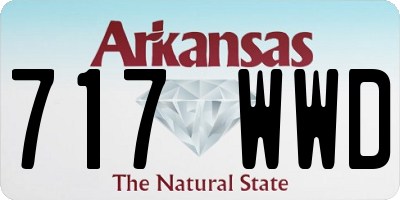 AR license plate 717WWD