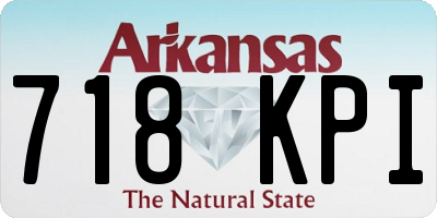 AR license plate 718KPI