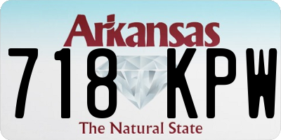 AR license plate 718KPW