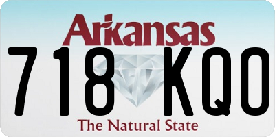 AR license plate 718KQO