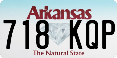 AR license plate 718KQP