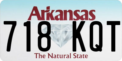 AR license plate 718KQT