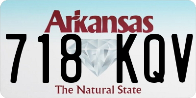 AR license plate 718KQV