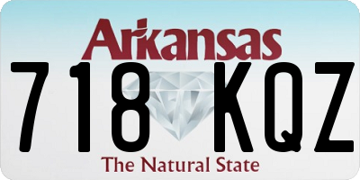 AR license plate 718KQZ