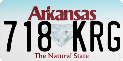 AR license plate 718KRG