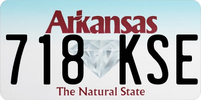 AR license plate 718KSE