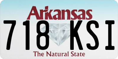 AR license plate 718KSI