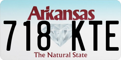 AR license plate 718KTE