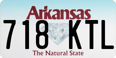 AR license plate 718KTL