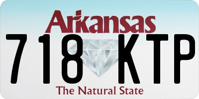 AR license plate 718KTP