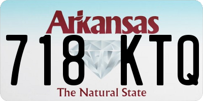 AR license plate 718KTQ