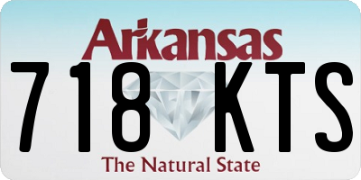 AR license plate 718KTS