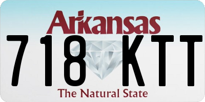 AR license plate 718KTT