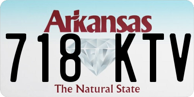 AR license plate 718KTV
