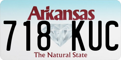 AR license plate 718KUC