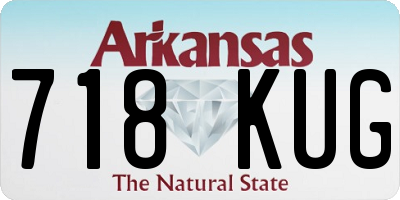 AR license plate 718KUG